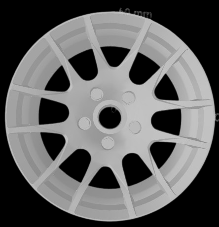 (Unpainted)  5Zigen Zr520 Type Wheel incl Rubber Tyres & Axels