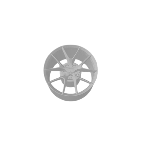 (Unpainted) Civic Type R Type Wheel incl Rubber Tyres & Axels