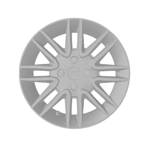 (Unpainted)  Fiat Punto Sporting Type Wheel incl Rubber Tyres & Axels