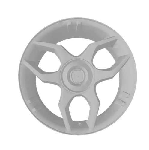 (Unpainted)  Fiat Stilto Schumacher Type Wheel incl Rubber Tyres & Axels