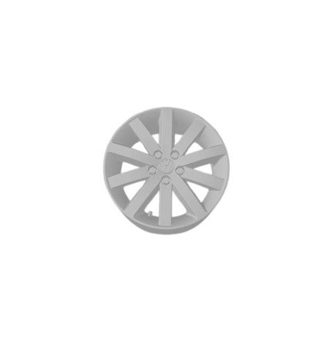(Unpainted) Polo 5 Furos Type Wheel incl Rubber Tyres & Axels