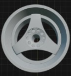 (Unpainted)  Rays Try Force Zelda Wheel incl Rubber Tyres & Axels