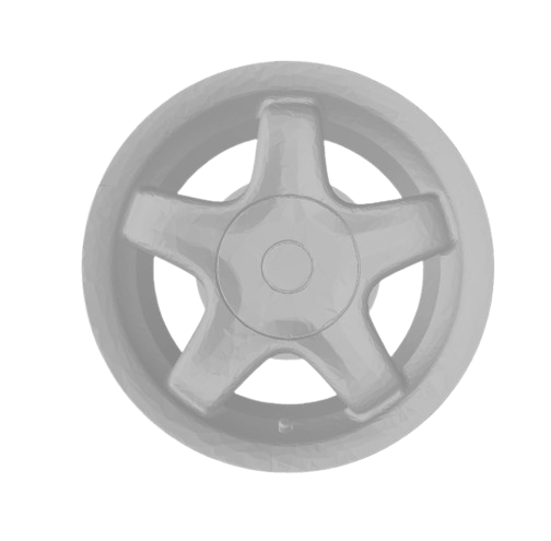 (Unpainted)  Speedline Alessio Type Wheel incl Rubber Tyres & Axels