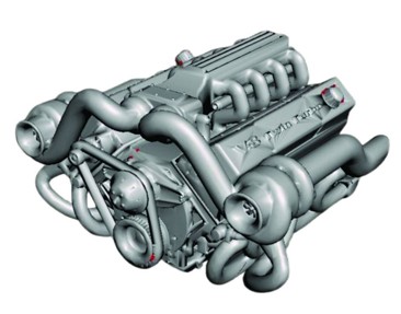 (Unpainted) V8 Twin Turbo
