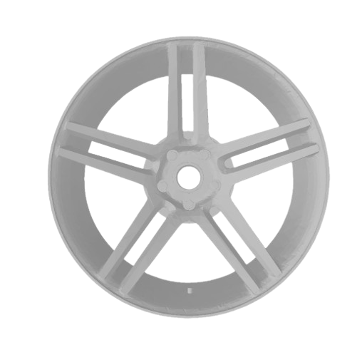 (Unpainted)  Vossen VPS302 Type Wheel incl Rubber Tyres & Axels