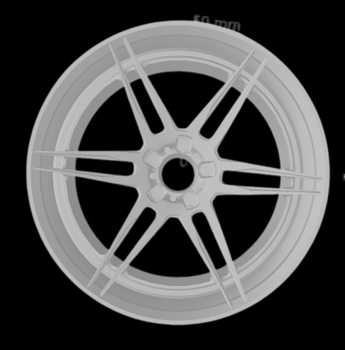 (Unpainted) adv_06 tSpec Type Wheel incl Rubber Tyres & Axels