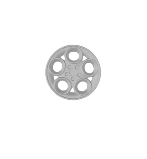 (Unpainted) Alfa 156 Type Wheel incl Rubber Tyres & Axels