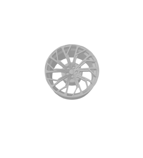 (Unpainted) Audi VW E-Tron Type Wheel incl Rubber Tyres & Axels