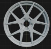 (Unpainted) BBS F1R incl Rubber Tyres & Axels