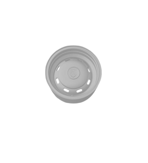 (Unpainted) Calota Fusca Mexicano Type Wheel incl Rubber Tyres & Axels
