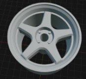 (Unpainted) Circuit Performance CP22 incl Rubber Tyres & Axels