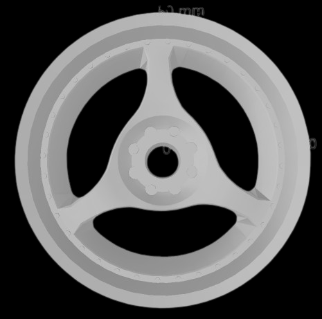 (Unpainted) Enkei RS iii Type Wheel incl Rubber Tyres & Axels
