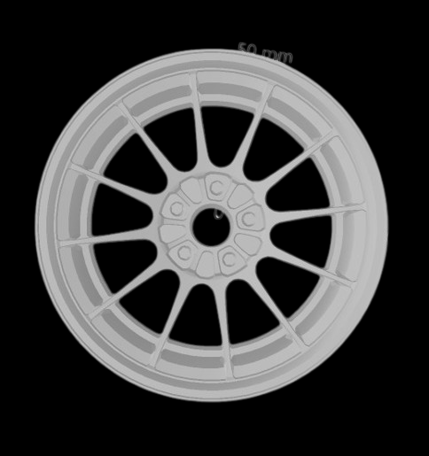 (Unpainted) Enkei NT03 Type Wheel incl Rubber Tyres & Axels