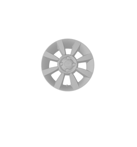 (Unpainted)  Fiat Sienna HLX Type Wheel incl Rubber Tyres & Axels