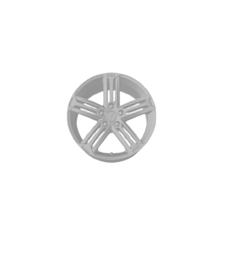 (Unpainted)  Golf R Mk6 Type Wheel incl Rubber Tyres & Axels