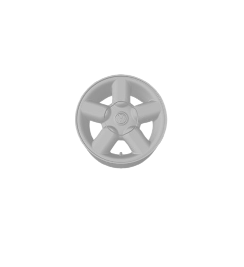 (Unpainted)  GTI 16v Tubular Type Wheel incl Rubber Tyres & Axels