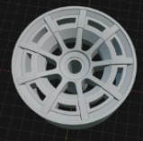 (Unpainted) Hof Manufaktur Sir Class incl Rubber Tyres & Axels