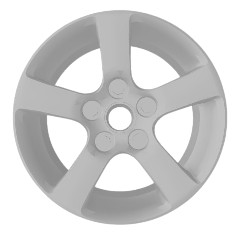 (Unpainted) Oettinger RXX Type Wheel incl Rubber Tyres & Axels