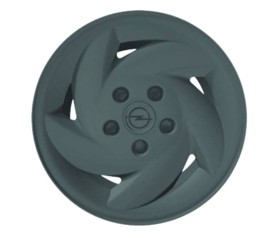 (Unpainted) Opel TS Type Wheel incl Rubber Tyres & Axels