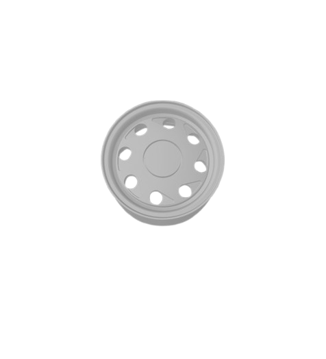 (Unpainted) Pingo Type Wheel incl Rubber Tyres & Axels