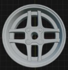 (Unpainted) Toms Igetta incl Rubber Tyres & Axels