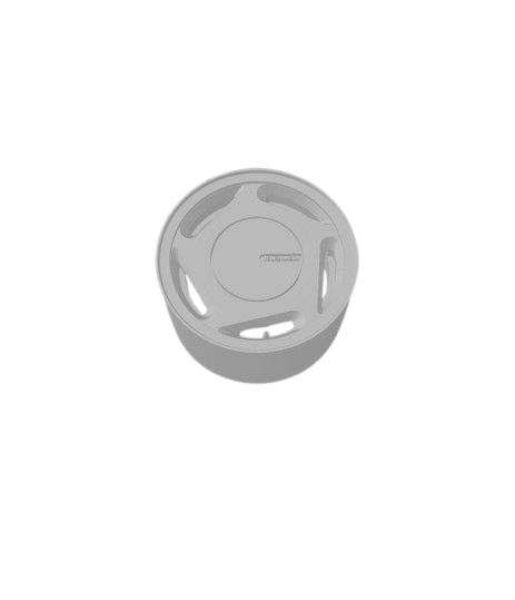 (Unpainted) Santana GLS Type Wheel incl Rubber Tyres & Axels