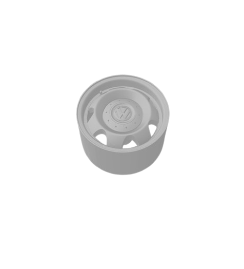 (Unpainted) T5 Wheel incl Rubber Tyres & Axels