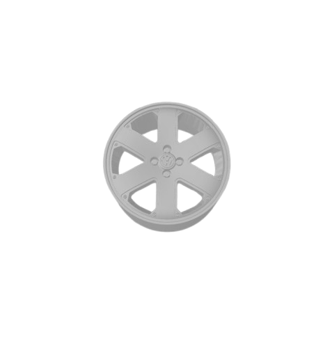 (Unpainted) Trackfield Type Wheel incl Rubber Tyres & Axels