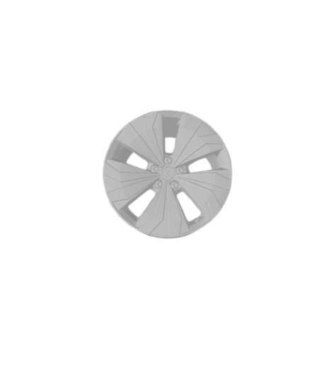 (Unpainted) T_Cross Type Wheel incl Rubber Tyres & Axels