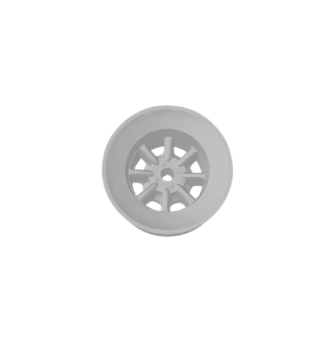 (Unpainted) Watanabe RS Type Wheel incl Rubber Tyres & Axels