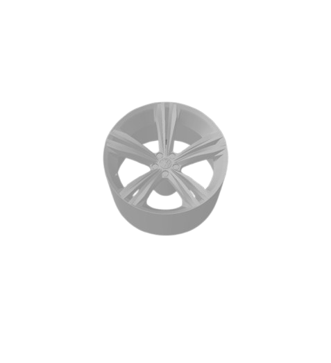 (Unpainted) Roda Jetta Type Wheel incl Rubber Tyres & Axels