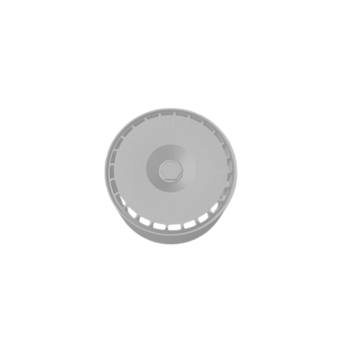 (Unpainted) Rotiform AeroDisc Type Wheel incl Rubber Tyres & Axels