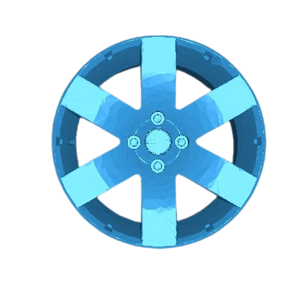 (Unpainted) Captiva 17 Type Wheel