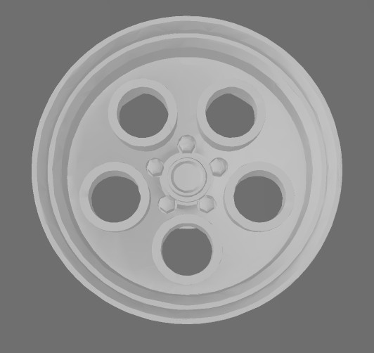 (Unpainted) Lambo (D) Type Wheel