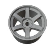 (Unpainted) TE37 Saga S Plus Type Wheel